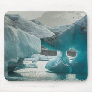 Mousepad Europa, Islândia, JokUSArlon. Formações de Iceberg