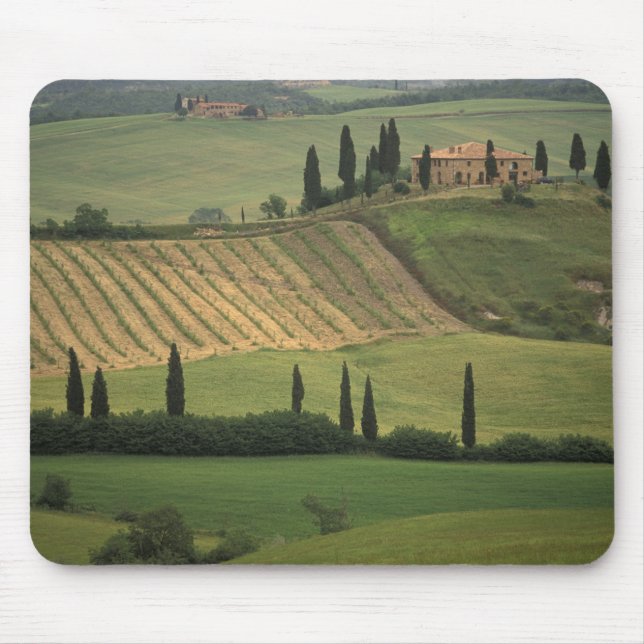 Mousepad Europa, Itália, Toscânia, Val d'Orcia, Toscana (Frente)
