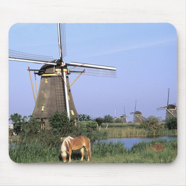 Mousepad Europa, Países Baixos, Zuid Holland, Kinderdijk. 2 (Frente)