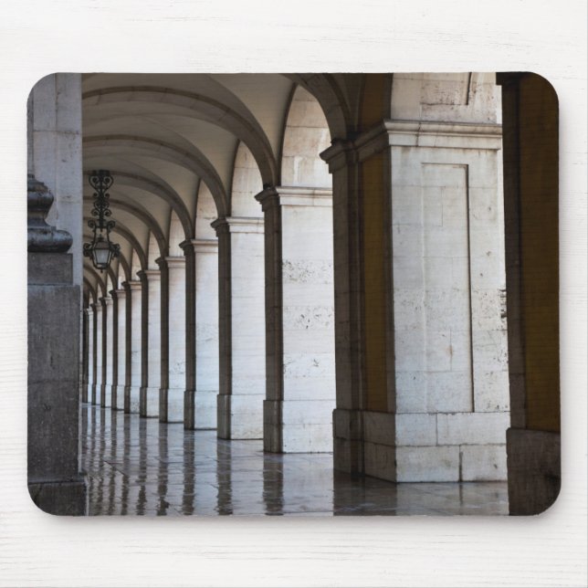 Mousepad Europa, Portugal, Lisboa. Colunas da Arcada (Frente)