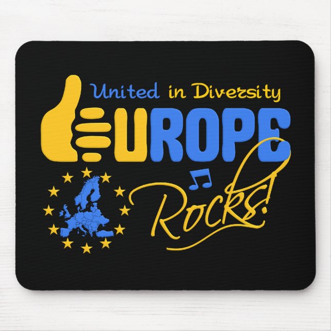 Mousepad Europe Rocks! (Frente)