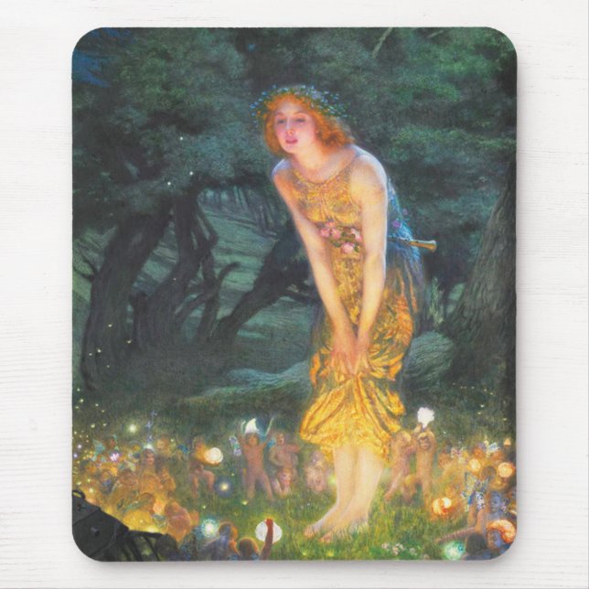 Mousepad Eva MidSummer (1908) por Edward Robert Hughes (Frente)