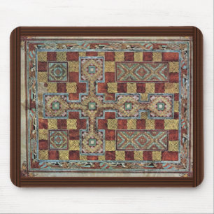 Mousepad Evangelho de Lindisfarne da cena: Página do tapet