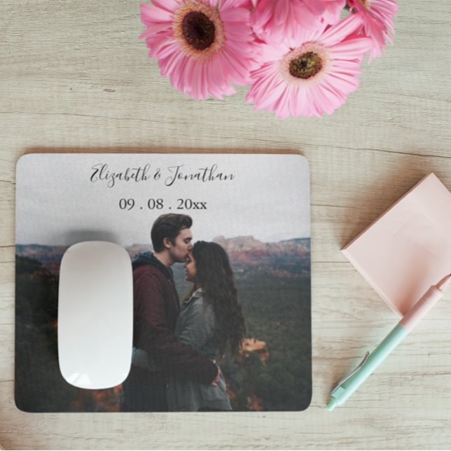Mousepad Evento de Casamento com Foto Personalizada (Criador carregado)