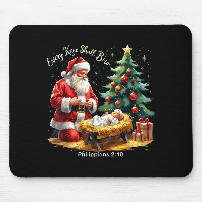 Mousepad Every Knee Shall Bow Philipans 2_10 Christmas  (Frente)