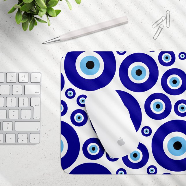 Mousepad Evil Eye Pattern, Greek Eye, Turkish Eye, Nazar (Criador carregado)