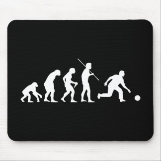 Mousepad Evolução da boliche do homem ao jogador