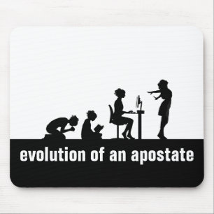 Mousepad "Evolução de um Apostato"