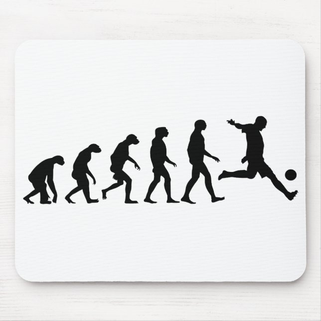 Mousepad Evolução do futebol (Frente)