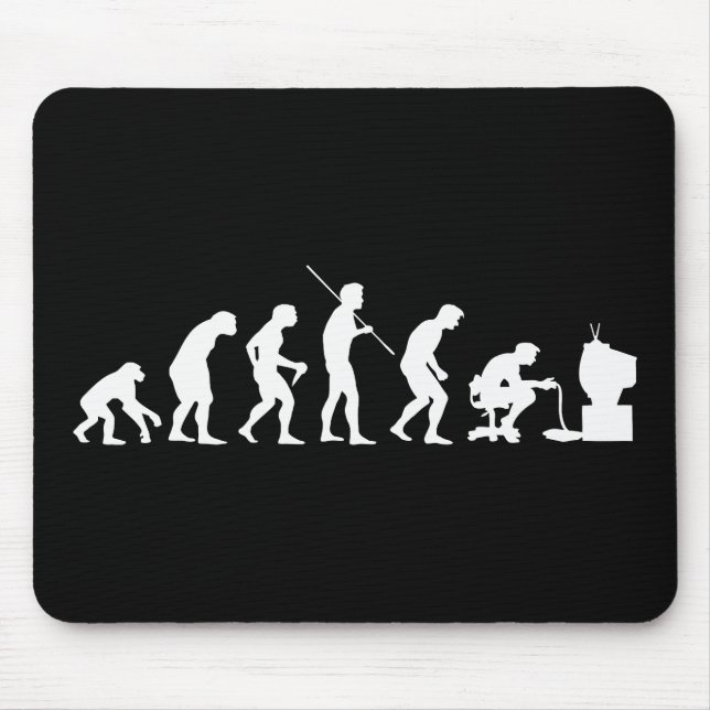 Mousepad Evolução do Gamer do jogo do video games (Frente)