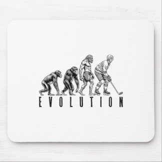 Mousepad Evolução do Jogador de Hóquei no Gelo Homem Engraç