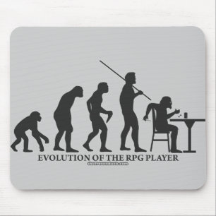 Mousepad Evolução do jogador do RPG