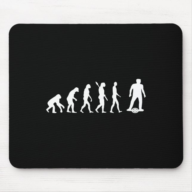 Mousepad Evolução do Monowheel Onewheel F de Skate Elétrico (Frente)
