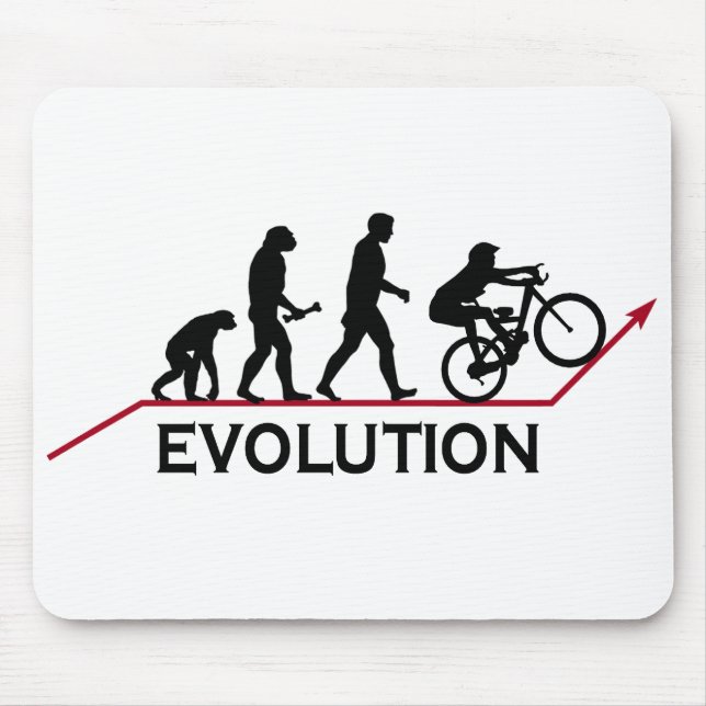 Mousepad Evolução do Mountain bike (Frente)