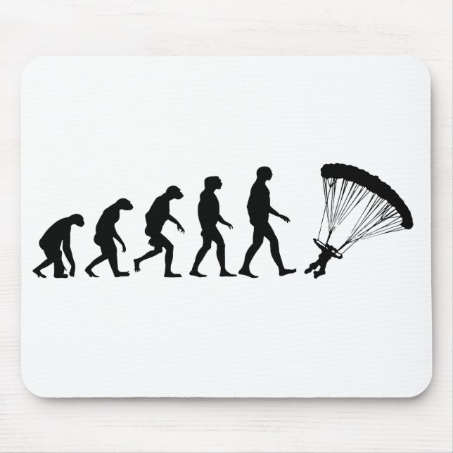 Mousepad Evolução do salto de pára-quedas (Frente)