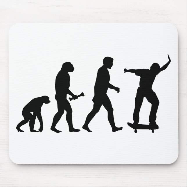 Mousepad Evolução do skate (Frente)