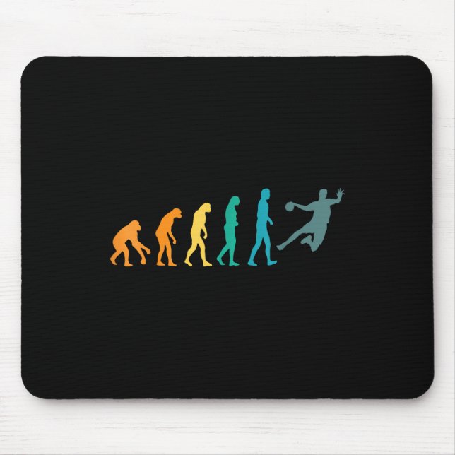 Mousepad Evolução Esportiva Divertida Handebol  (Frente)