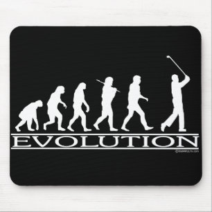 Mousepad Evolução - homem - golfe