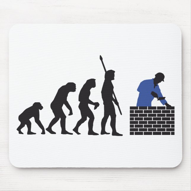 Mousepad Evolução pedreiro a 2c (Frente)