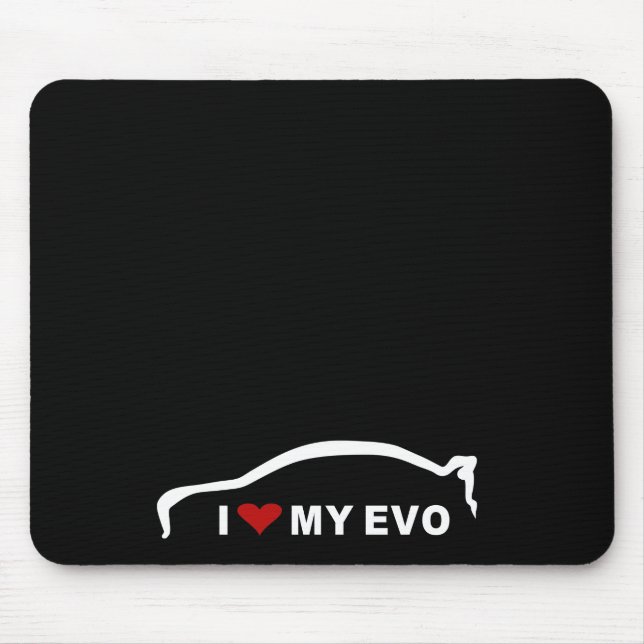 Mousepad Evolução X de Mitsubishi Lancer - amor de I meu (Frente)