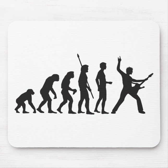 Mousepad evolution rocks (Frente)