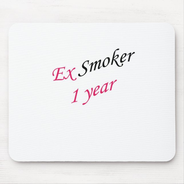 Mousepad ex-fumador de 1 ano (Frente)