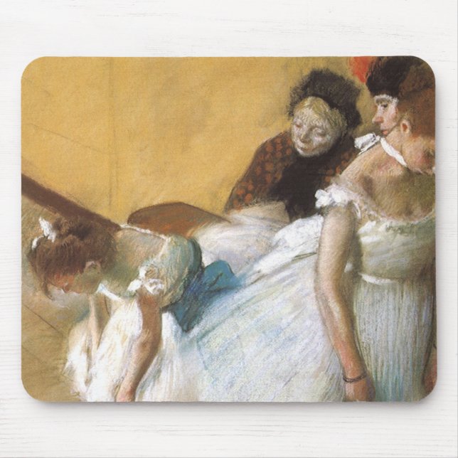 Mousepad Exame de Dança de Edgar Degas, Balé Antigo (Frente)