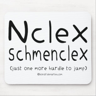 Mousepad Exame dos cuidados de NCLEX Schmenclex