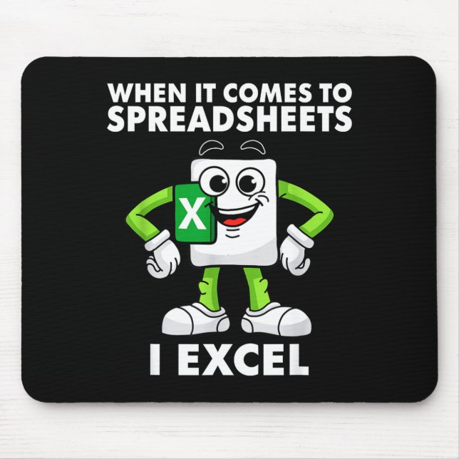 Mousepad Excel Coworker Birthday Employee Farewell Goodbye  (Frente)