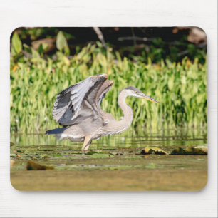 Mousepad Excelente Blue Heron