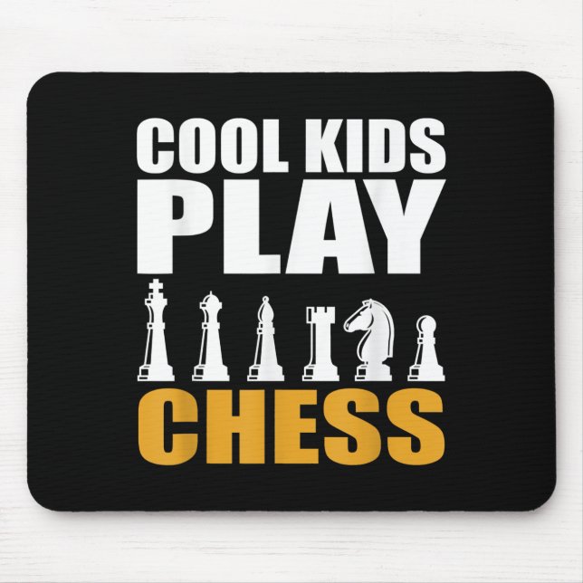 Mousepad Excelente Chess Kids Chess Piece Girls (Frente)