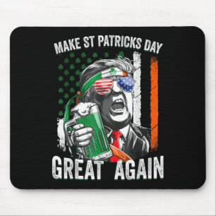 Mousepad Excelente de Dia de São Patrício da American Flag 