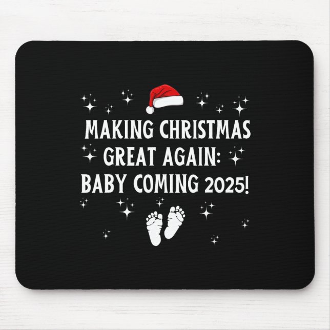 Mousepad Excelente De Natal Do fazer Novamente Ba (Frente)