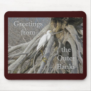 Mousepad Excelente Egret (Ardea alba) OBX