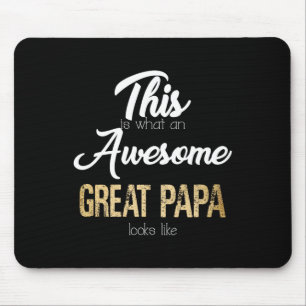 Mousepad Excelente Fantástico Papa Excelente Especial Avô