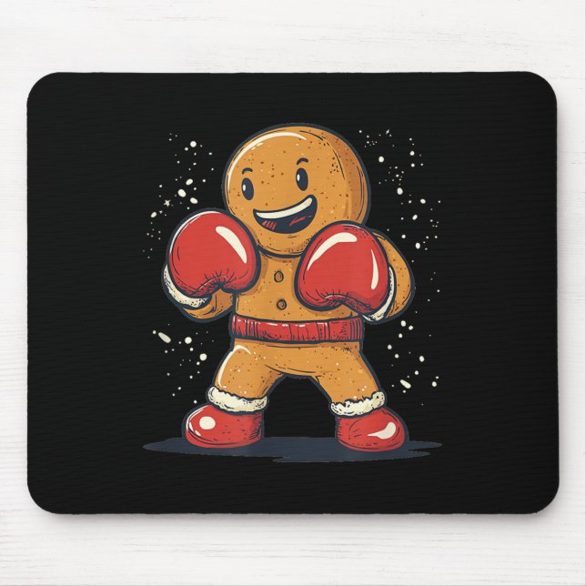 Mousepad Excelente Gingerpão Homem Com Luvas De Fato (Frente)