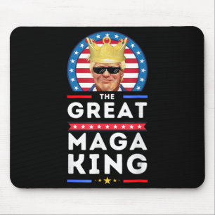 Mousepad Excelente MAGA King Trump Biden Política Ultra Meg