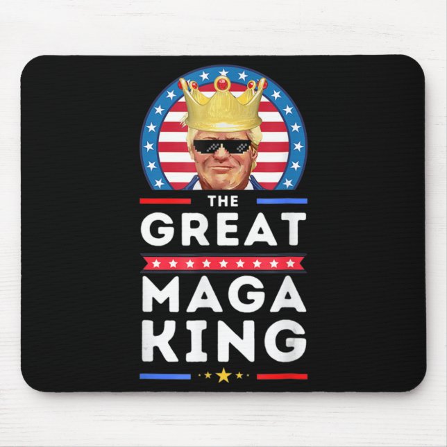 Mousepad Excelente MAGA King Trump Biden Política Ultra Meg (Frente)