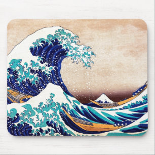 Mousepad Excelente Wave Off Kanagawa Vintage Impressão Art 