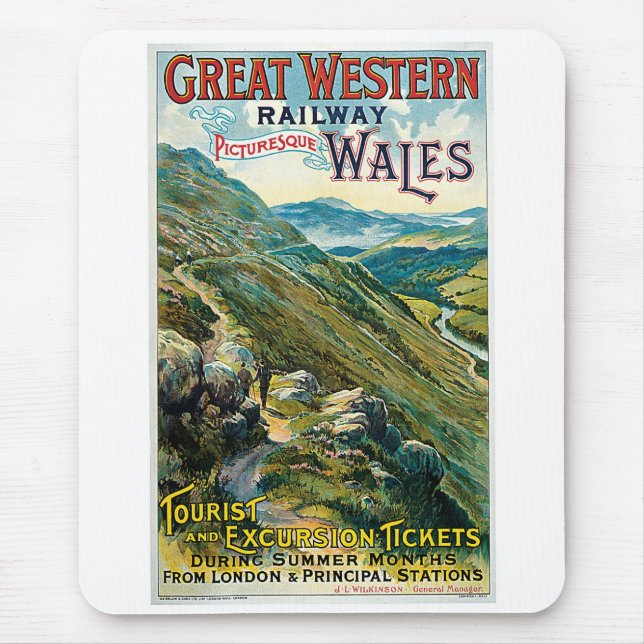 Mousepad Excelente Western Rail ~ Wales (Frente)