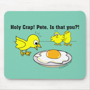 Mousepad Excremento santamente! Humor de Pete