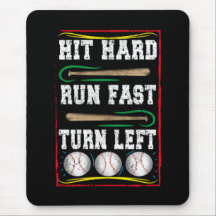 Mousepad Execução rápida do Duro, virada para a esquerda, a