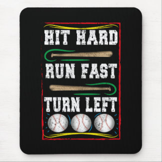 Mousepad Execução rápida do Duro, virada para a esquerda, a