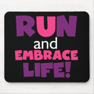 Mousepad Executar Embrace Life Pink