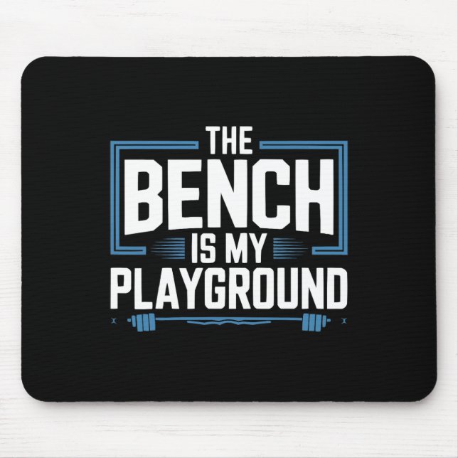 Mousepad Exercício Bench de Imprensa Exercício de Construçã (Frente)