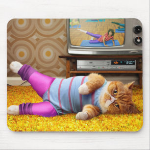 Mousepad Exercício de gatos