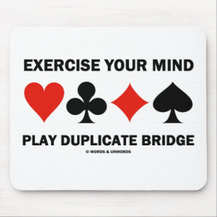 Mousepad Exercite sua ponte da duplicata do jogo da mente