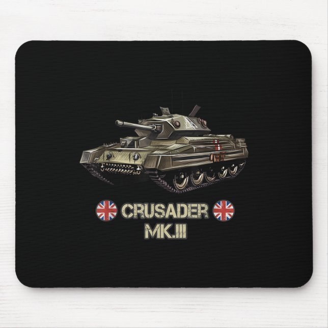 Mousepad Exército Britânico da Segunda Guerra Mundial - Tan (Frente)