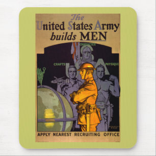 Mousepad Exército constrói homens