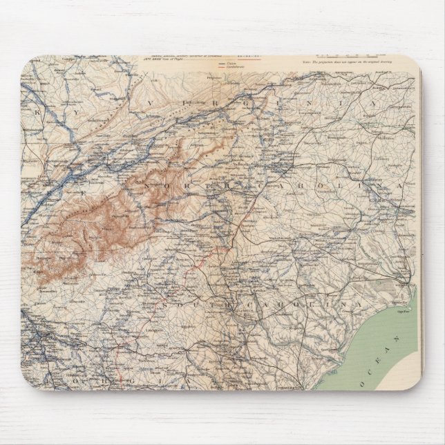 Mousepad Exército das Campanhas em Cumberland (Frente)